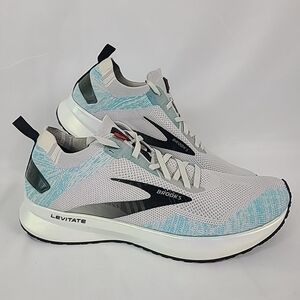 NEW Brooks Men's Levitate 4 110345-1D-029 Grey/Blue Sneaker Shoe Sz 9.5 NIB